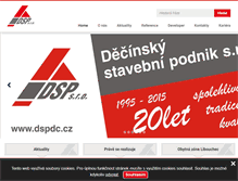 Tablet Screenshot of dspdc.cz